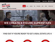 Tablet Screenshot of getarealestatelife.com